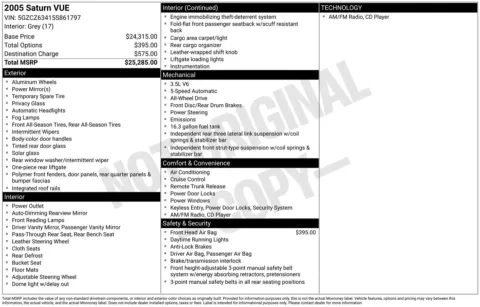 Photos of 2005 Saturn VUE V6 for sale in Union Gap, WA at Bud Clary Toyota of Yakima