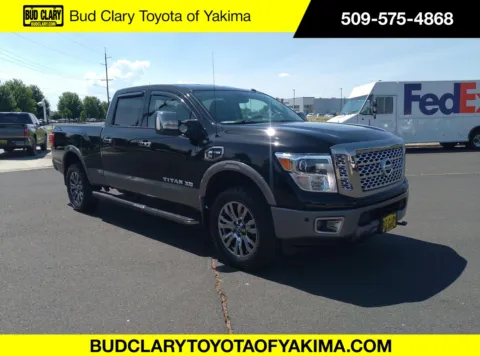 Black 2017 Nissan Titan XD Platinum Reserve for sale in Union Gap, WA