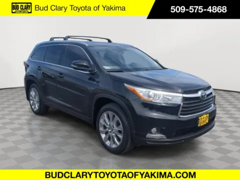 Black 2015 Toyota Highlander Limited for sale in Union Gap, WA
