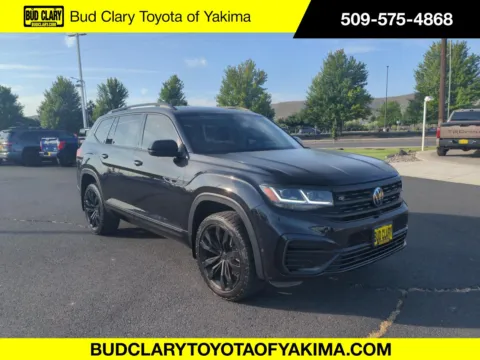 Black 2021 Volkswagen Atlas 3.6L V6 SEL Premium R-Line for sale in Union Gap, WA