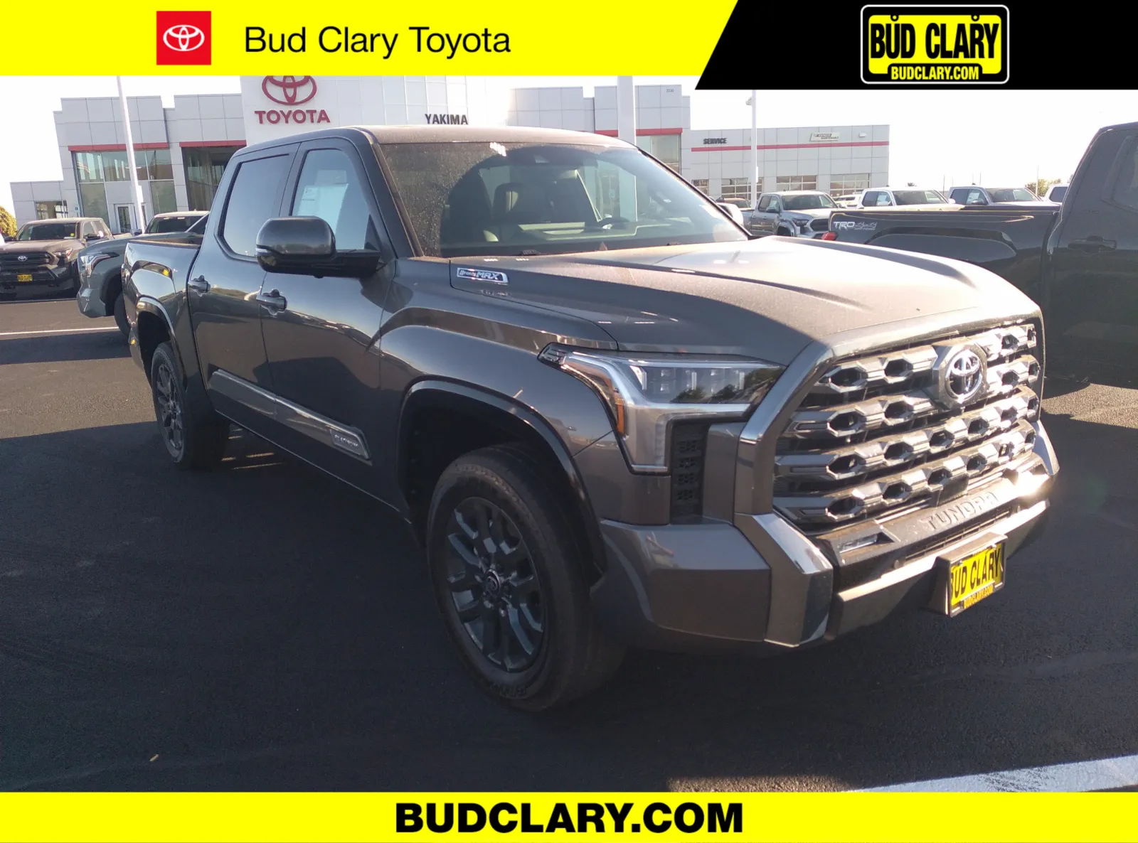 Gray 2025 Toyota Tundra Platinum Hybrid for sale in Union Gap, WA