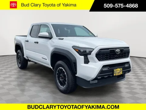 White 2025 Toyota Tacoma TRD Off Road Hybrid for sale in Union Gap, WA