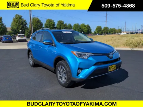 Blue 2018 Toyota RAV4 Hybrid XLE for sale in Union Gap, WA