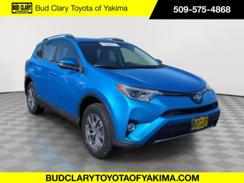 Blue 2018 Toyota RAV4 Hybrid XLE for sale in Union Gap, WA