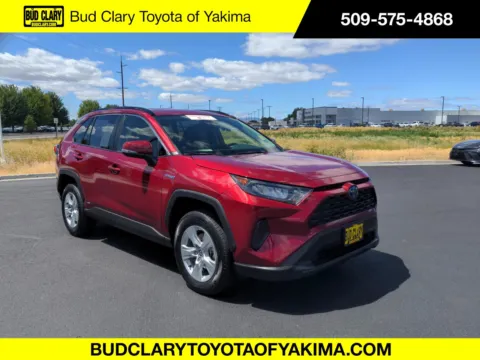Red 2020 Toyota RAV4 Hybrid LE for sale in Union Gap, WA