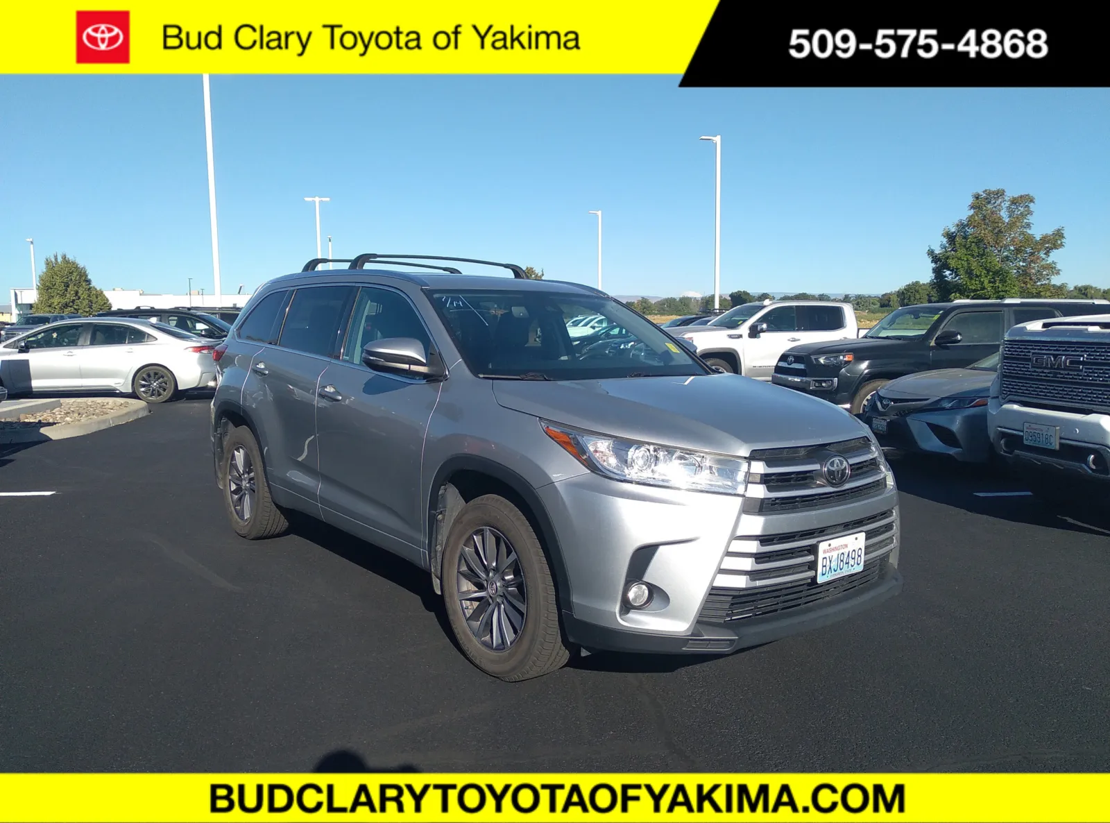 Silver 2017 Toyota Highlander Xle for sale in Union Gap, WA