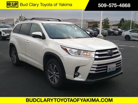White 2018 Toyota Highlander XLE for sale in Union Gap, WA