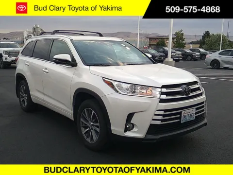 White 2018 Toyota Highlander Xle for sale in Union Gap, WA