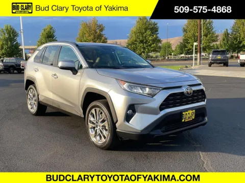 Silver 2021 Toyota RAV4 XLE Premium for sale in Union Gap, WA