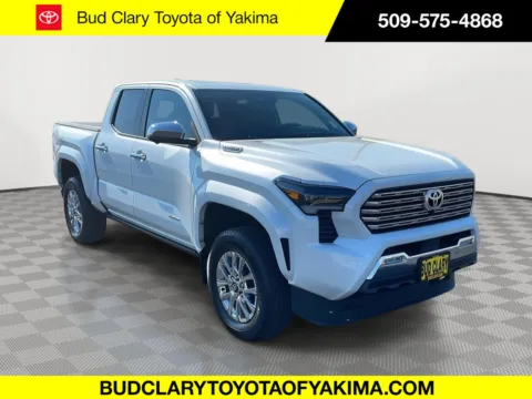 White 2025 Toyota Tacoma Limited Hybrid for sale in Union Gap, WA