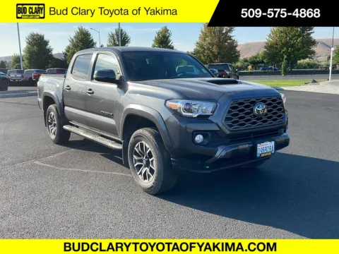 Gray 2022 TOYOTA TACOMA SR DOUBLE CAB 5' BED V6 A for sale in Union Gap, WA