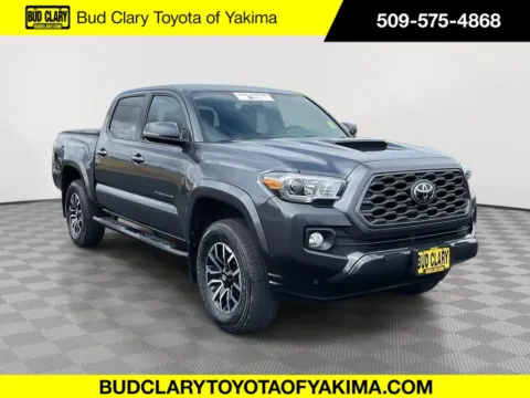 Gray 2022 TOYOTA TACOMA SR DOUBLE CAB 5' BED V6 A for sale in Union Gap, WA