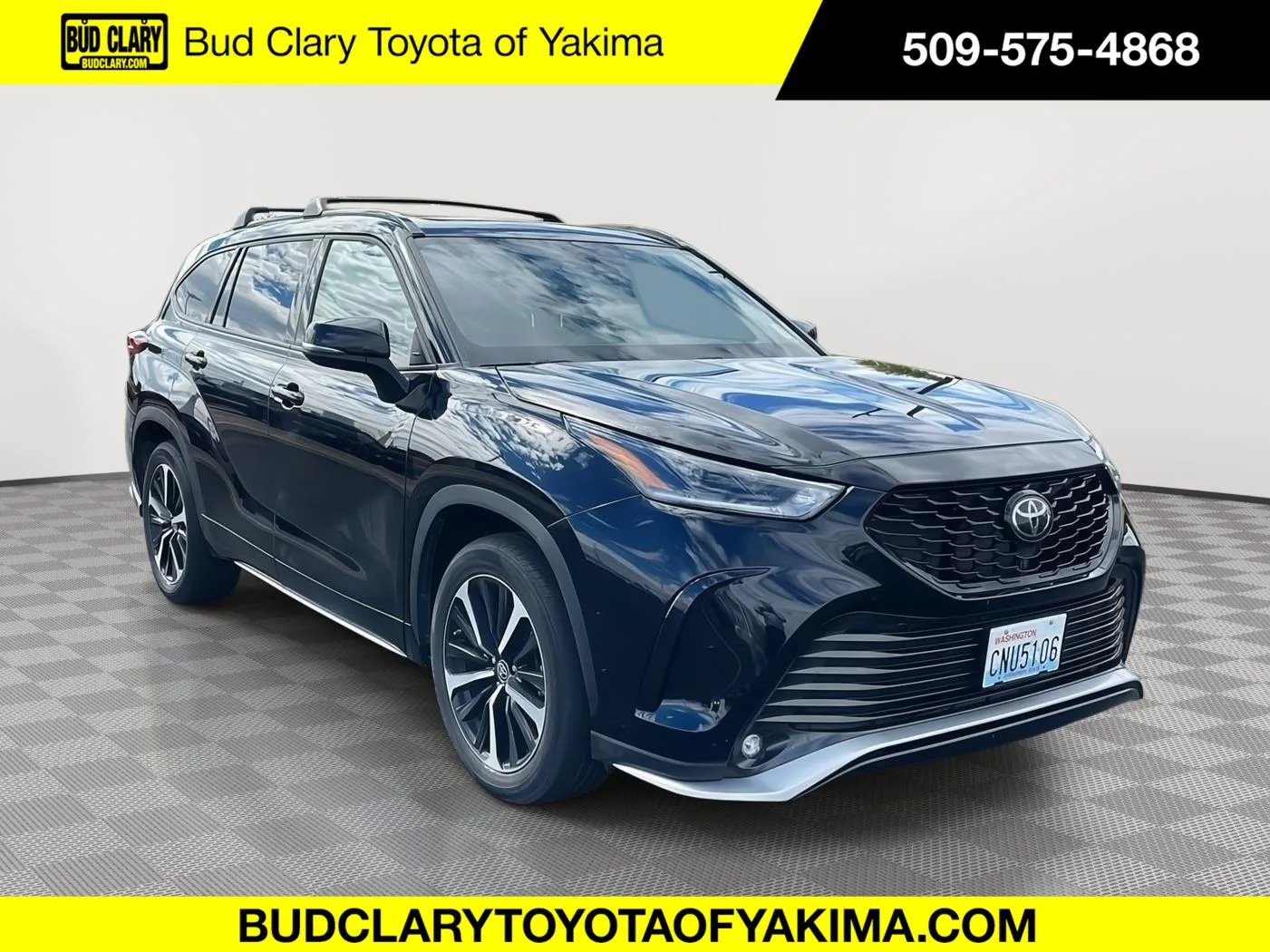 Black 2022 Toyota Highlander XSE for sale in Union Gap, WA