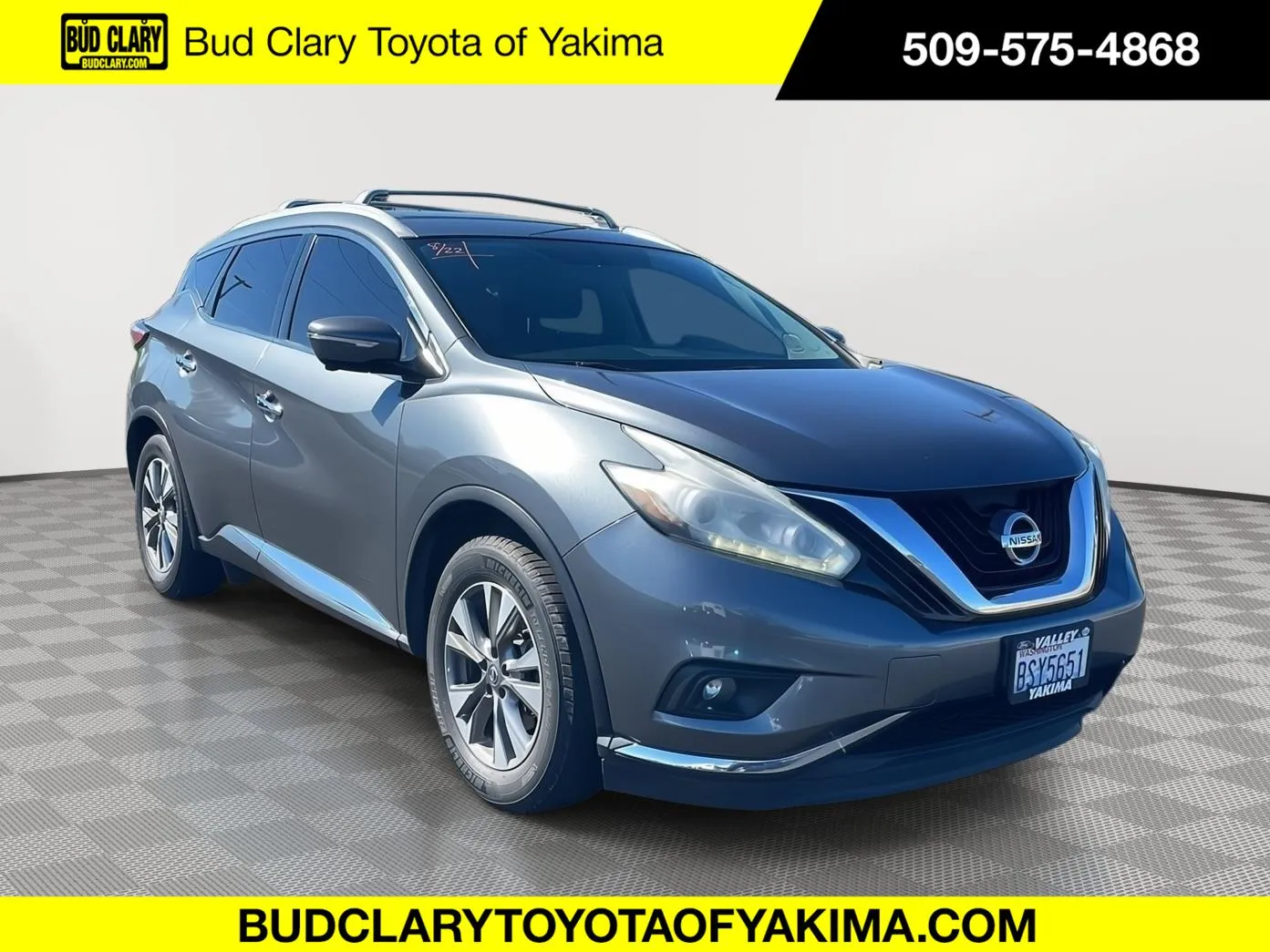 Gray 2015 Nissan Murano SL for sale in Union Gap, WA