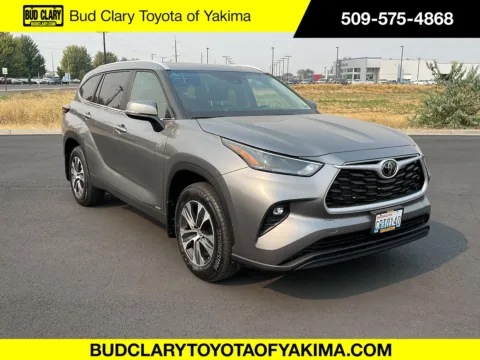 Black 2025 Toyota Highlander Hybrid XLE Nightshade for sale in Union Gap, WA