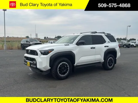 White 2025 Toyota 4Runner Hybrid TRD Off Road Premium for sale in Union Gap, WA