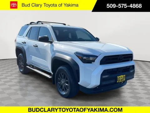 White 2025 Toyota 4Runner SR5 for sale in Union Gap, WA
