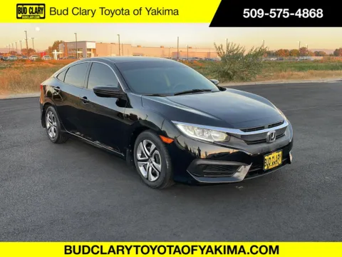 Black 2016 Honda Civic Sedan LX for sale in Union Gap, WA