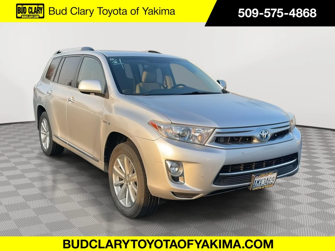 Silver 2013 Toyota Highlander Hybrid Limited for sale in Union Gap, WA