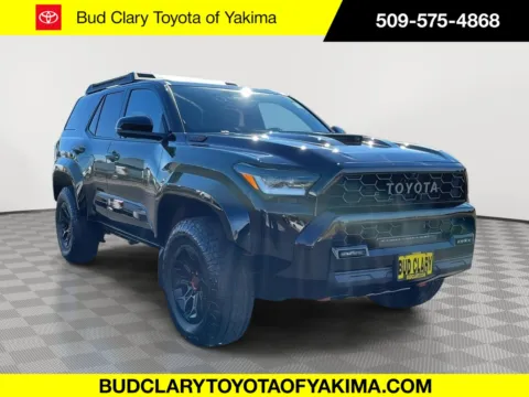 Black 2025 TOYOTA 4RUNNER HYBRID TRD PRO 4WD for sale in Union Gap, WA