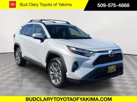 White 2025 Toyota RAV4 XLE Premium for sale in Union Gap, WA