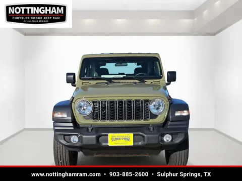 Photos of 2026 Jeep Wrangler Sport for sale in Sulphur Springs, TX at Nottingham Chrysler Dodge Jeep Ram of Sulphur Springs