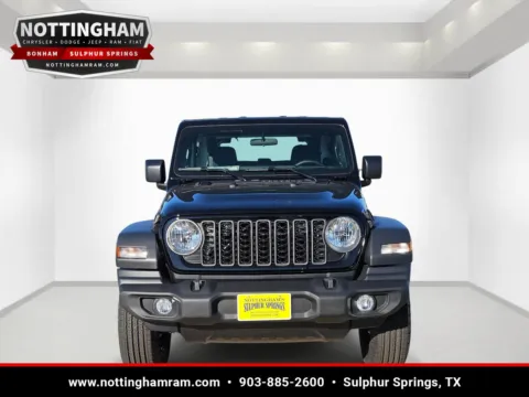 Photos of 2026 Jeep Wrangler Sport for sale in Sulphur Springs, TX at Nottingham Chrysler Dodge Jeep Ram of Sulphur Springs