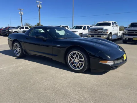 Black 2003 Chevrolet Corvette Z06 for sale in Sulphur Springs, TX