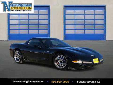 Black 2003 Chevrolet Corvette Z06 for sale in Sulphur Springs, TX