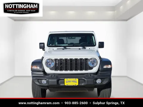 Photos of 2026 Jeep Wrangler Sport for sale in Sulphur Springs, TX at Nottingham Chrysler Dodge Jeep Ram of Sulphur Springs
