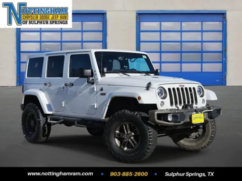 White 2016 Jeep Wrangler Unlimited 75th Anniversary for sale in Sulphur Springs, TX