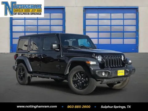 Black 2020 Jeep Wrangler Unlimited Sport Altitude for sale in Sulphur Springs, TX