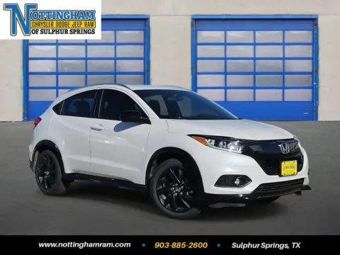 White 2022 Honda HR-V Sport for sale in Sulphur Springs, TX