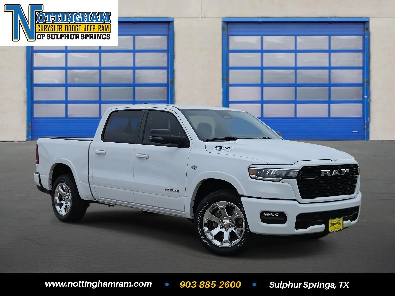 White 2026 Ram 1500 Lone Star for sale in Sulphur Springs, TX