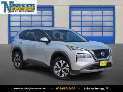Silver 2021 Nissan Rogue SV for sale in Sulphur Springs, TX