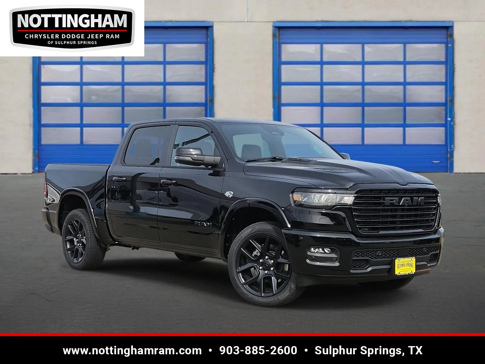 Black 2026 Ram 1500 Laramie for sale in Sulphur Springs, TX