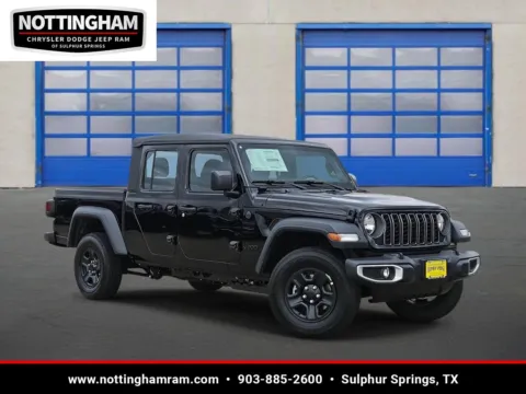 Black 2026 Jeep Gladiator Sport for sale in Sulphur Springs, TX