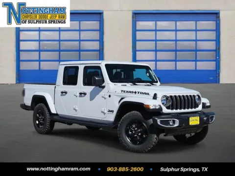 White 2026 Jeep Gladiator Texas Trail for sale in Sulphur Springs, TX