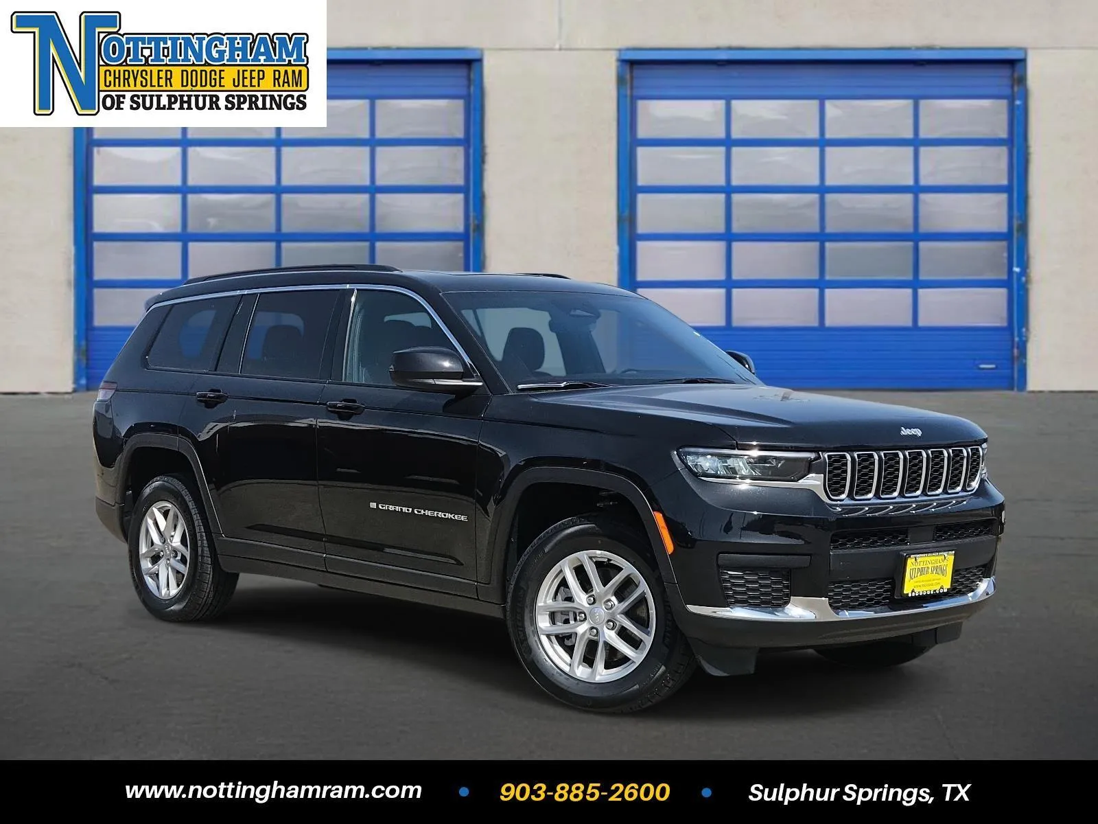 Black 2025 Jeep Grand Cherokee L Laredo X for sale in Sulphur Springs, TX