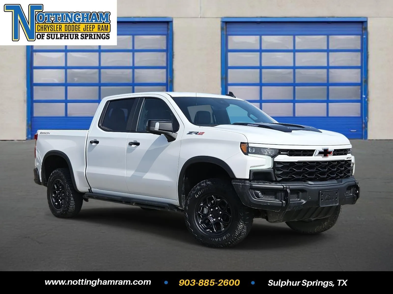 White 2024 Chevrolet Silverado 1500 ZR2 for sale in Sulphur Springs, TX