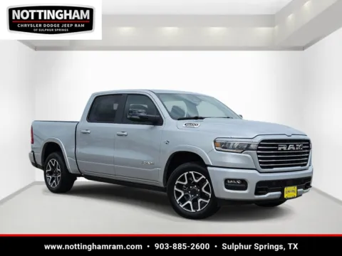 Silver 2026 Ram 1500 Laramie for sale in Sulphur Springs, TX