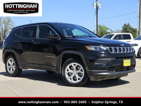 Black 2024 Jeep Compass Sport for sale in Sulphur Springs, TX