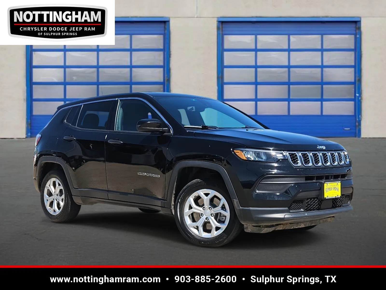 Black 2024 Jeep Compass Sport for sale in Sulphur Springs, TX