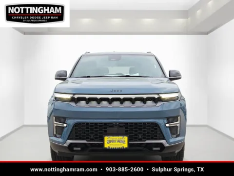 Photos of 2026 Jeep Grand Wagoneer Upland for sale in Sulphur Springs, TX at Nottingham Chrysler Dodge Jeep Ram of Sulphur Springs