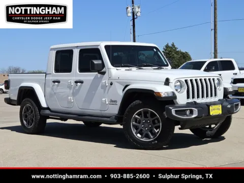 White 2021 JEEP GLADIATOR Overland for sale in Sulphur Springs, TX