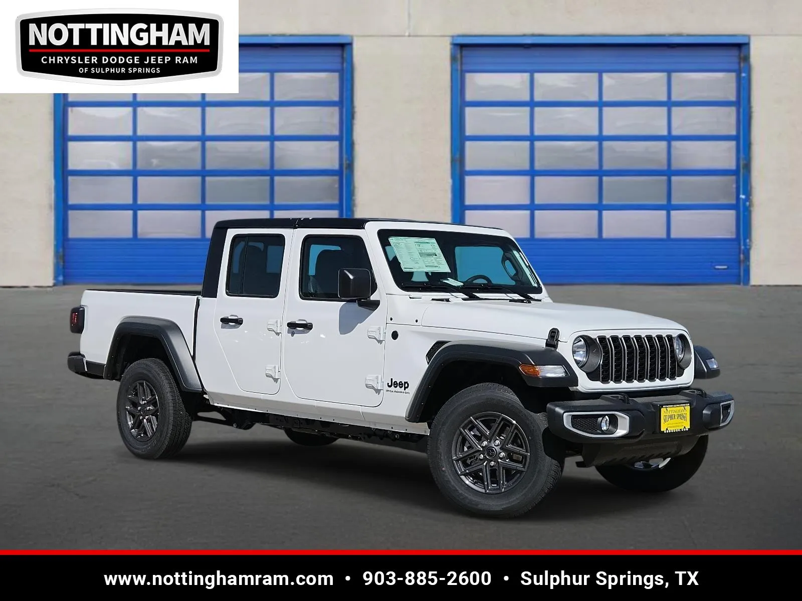 White 2026 Jeep Gladiator Sport for sale in Sulphur Springs, TX