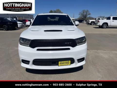 Photos of 2018 DODGE DURANGO SRT for sale in Sulphur Springs, TX at Nottingham Chrysler Dodge Jeep Ram of Sulphur Springs