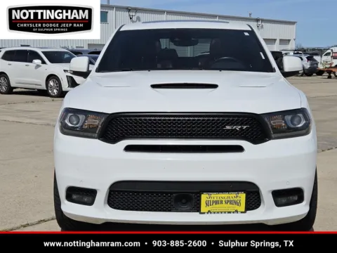 Photos of 2018 DODGE DURANGO SRT for sale in Sulphur Springs, TX at Nottingham Chrysler Dodge Jeep Ram of Sulphur Springs