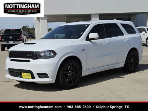 Another view of 2018 DODGE DURANGO SRT for sale in Sulphur Springs, TX at Nottingham Chrysler Dodge Jeep Ram of Sulphur Springs