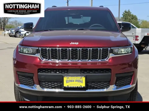 Photos of 2026 Jeep Grand Cherokee L Laredo for sale in Sulphur Springs, TX at Nottingham Chrysler Dodge Jeep Ram of Sulphur Springs
